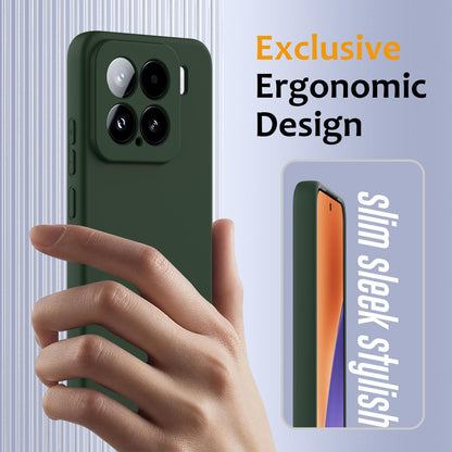 Xiaomi 15 Shockproof Silicone MagSafe Phone Case with Microfibre Lining Magnetic Cover