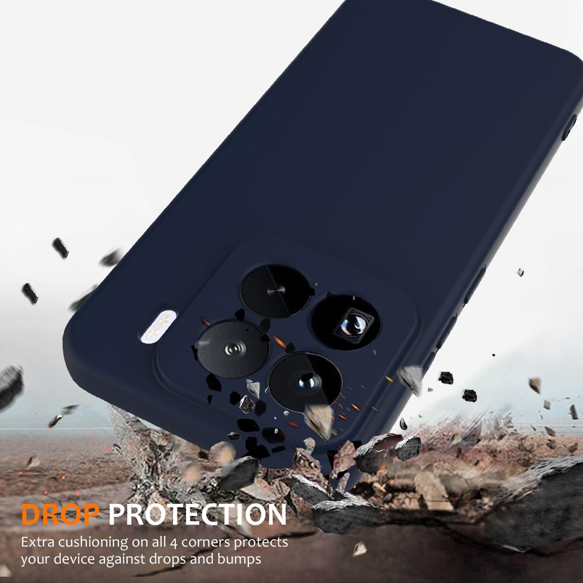 Xiaomi 15 Pro Shockproof Silicone MagSafe Phone Case with Microfibre Lining Magnetic Cover