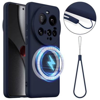 Xiaomi 15 Ultra Shockproof Silicone MagSafe Phone Case with Microfibre Lining Magnetic Cover
