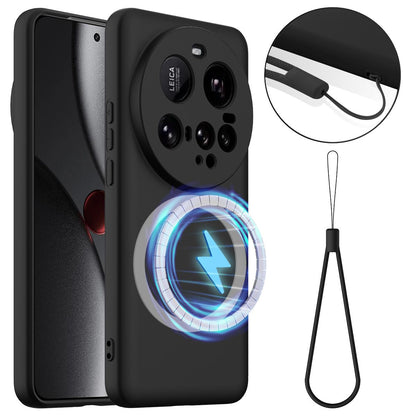 Xiaomi 15 Ultra Shockproof Silicone MagSafe Phone Case with Microfibre Lining Magnetic Cover