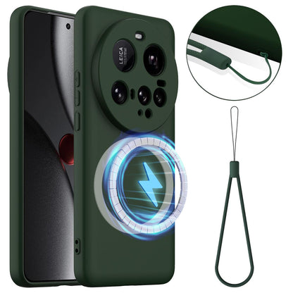Xiaomi 15 Ultra Shockproof Silicone MagSafe Phone Case with Microfibre Lining Magnetic Cover