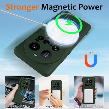 Xiaomi 15 Ultra Shockproof Silicone MagSafe Phone Case with Microfibre Lining Magnetic Cover
