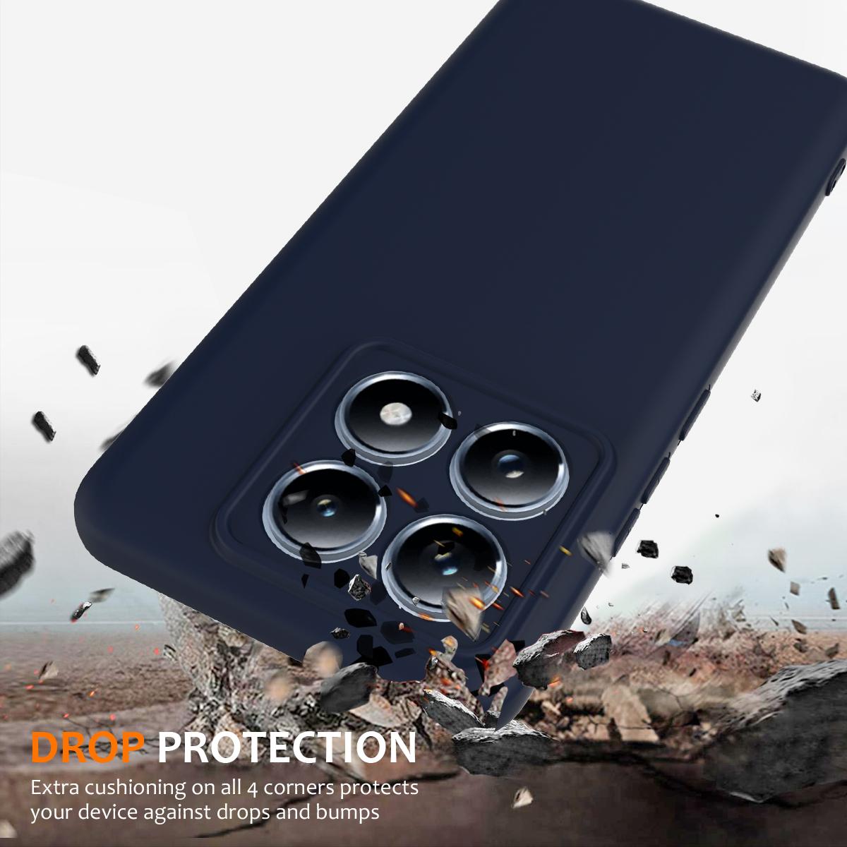 Xiaomi 14T Pro Shockproof Silicone MagSafe Phone Case with Microfibre Lining Magnetic Cover