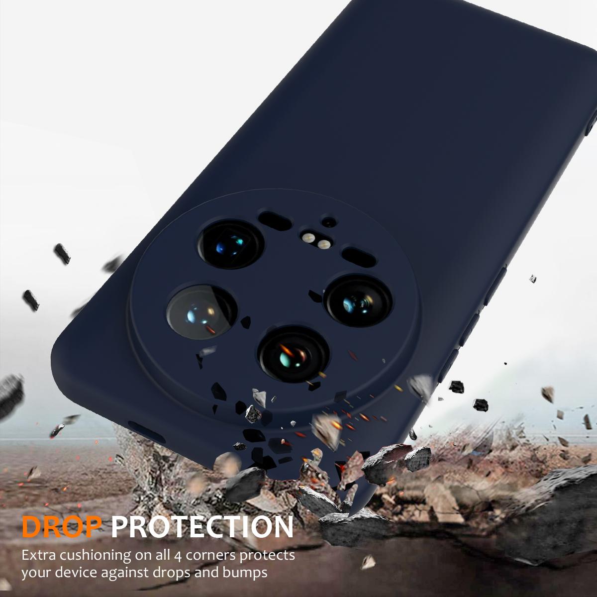 Xiaomi 14 Ultra Shockproof Silicone MagSafe Phone Case with Microfibre Lining Magnetic Cover
