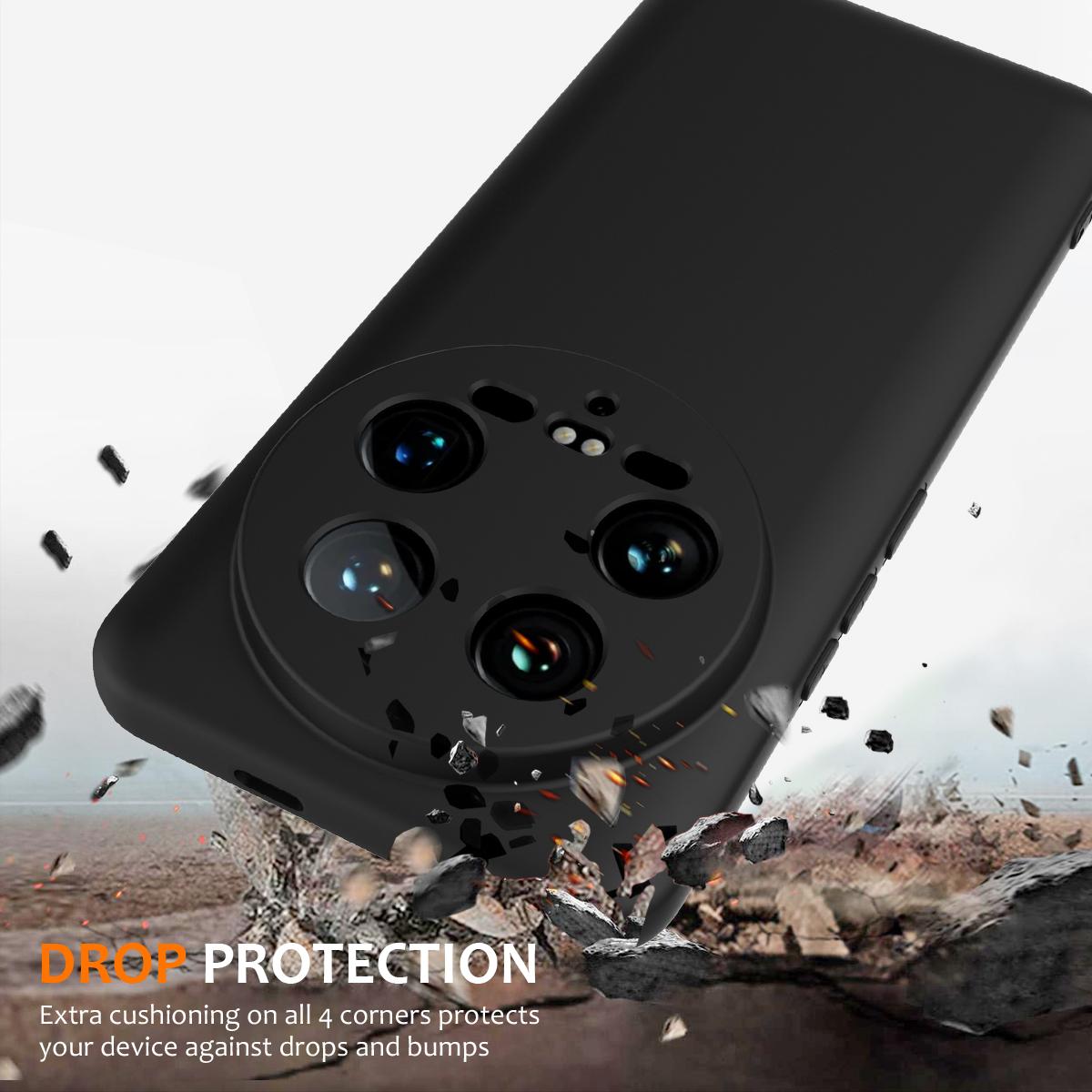 Xiaomi 14 Ultra Shockproof Silicone MagSafe Phone Case with Microfibre Lining Magnetic Cover