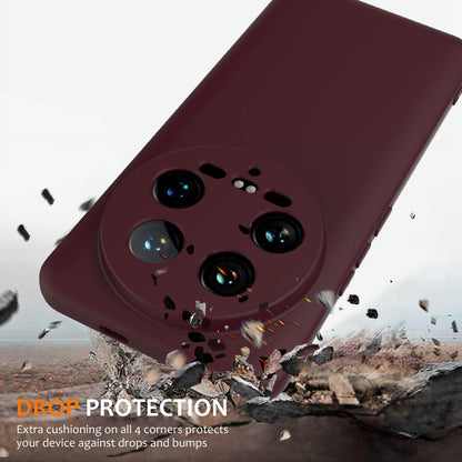 Xiaomi 14 Ultra Shockproof Silicone MagSafe Phone Case with Microfibre Lining Magnetic Cover