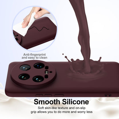Xiaomi 14 Ultra Shockproof Silicone MagSafe Phone Case with Microfibre Lining Magnetic Cover