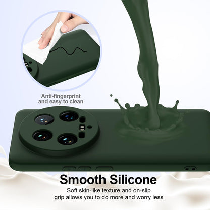 Xiaomi 14 Ultra Shockproof Silicone MagSafe Phone Case with Microfibre Lining Magnetic Cover
