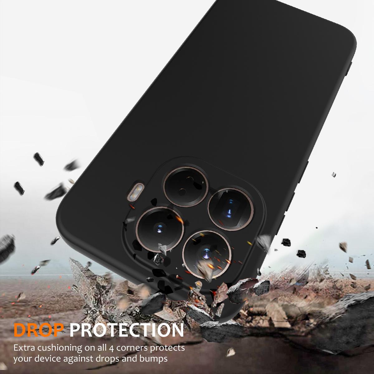 Xiaomi 15T Pro Shockproof Silicone MagSafe Phone Case with Microfibre Lining Magnetic Cover