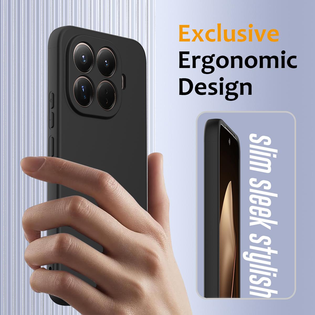 Xiaomi 15T Pro Shockproof Silicone MagSafe Phone Case with Microfibre Lining Magnetic Cover