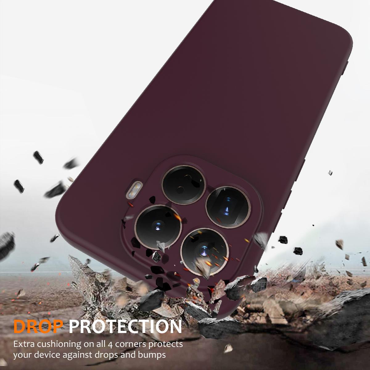 Xiaomi 15T Pro Shockproof Silicone MagSafe Phone Case with Microfibre Lining Magnetic Cover