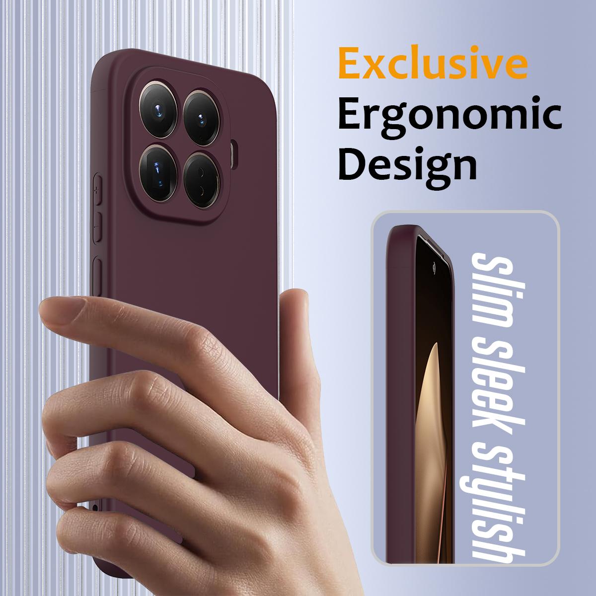 Xiaomi 15T Pro Shockproof Silicone MagSafe Phone Case with Microfibre Lining Magnetic Cover