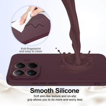 Xiaomi 15T Pro Shockproof Silicone MagSafe Phone Case with Microfibre Lining Magnetic Cover