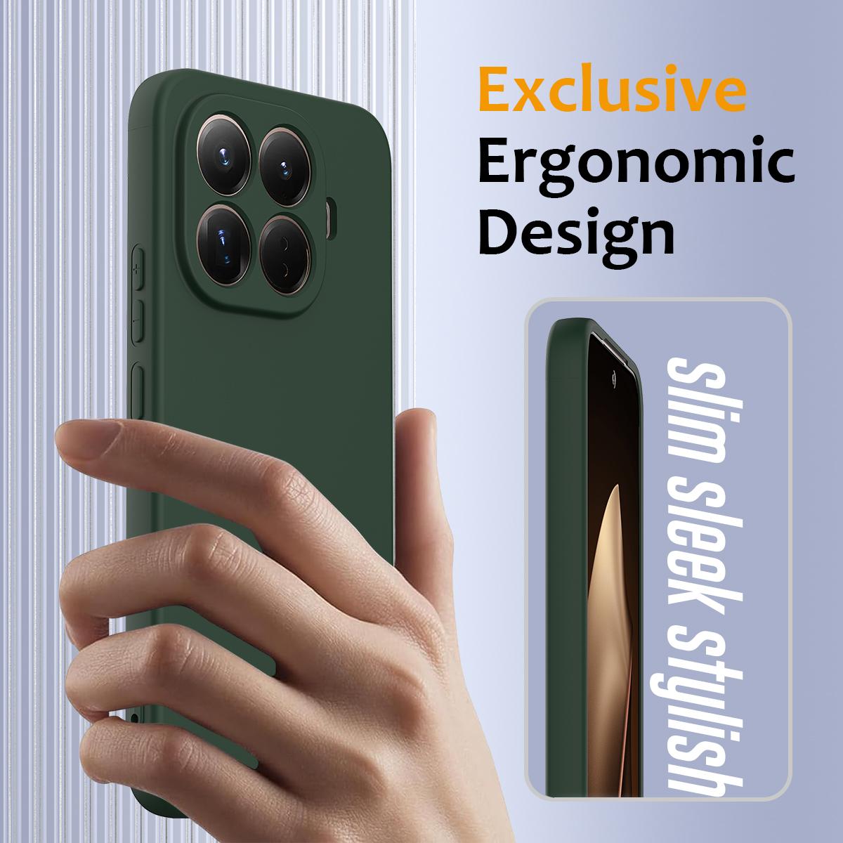 Xiaomi 15T Pro Shockproof Silicone MagSafe Phone Case with Microfibre Lining Magnetic Cover