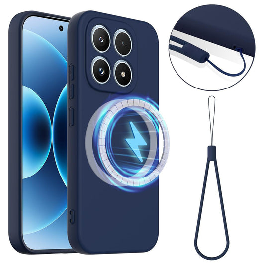 Xiaomi 17 Shockproof Silicone MagSafe Phone Case with Microfibre Lining Magnetic Cover