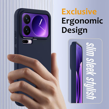 Xiaomi 17 Pro Shockproof Silicone MagSafe Phone Case with Microfibre Lining Magnetic Cover