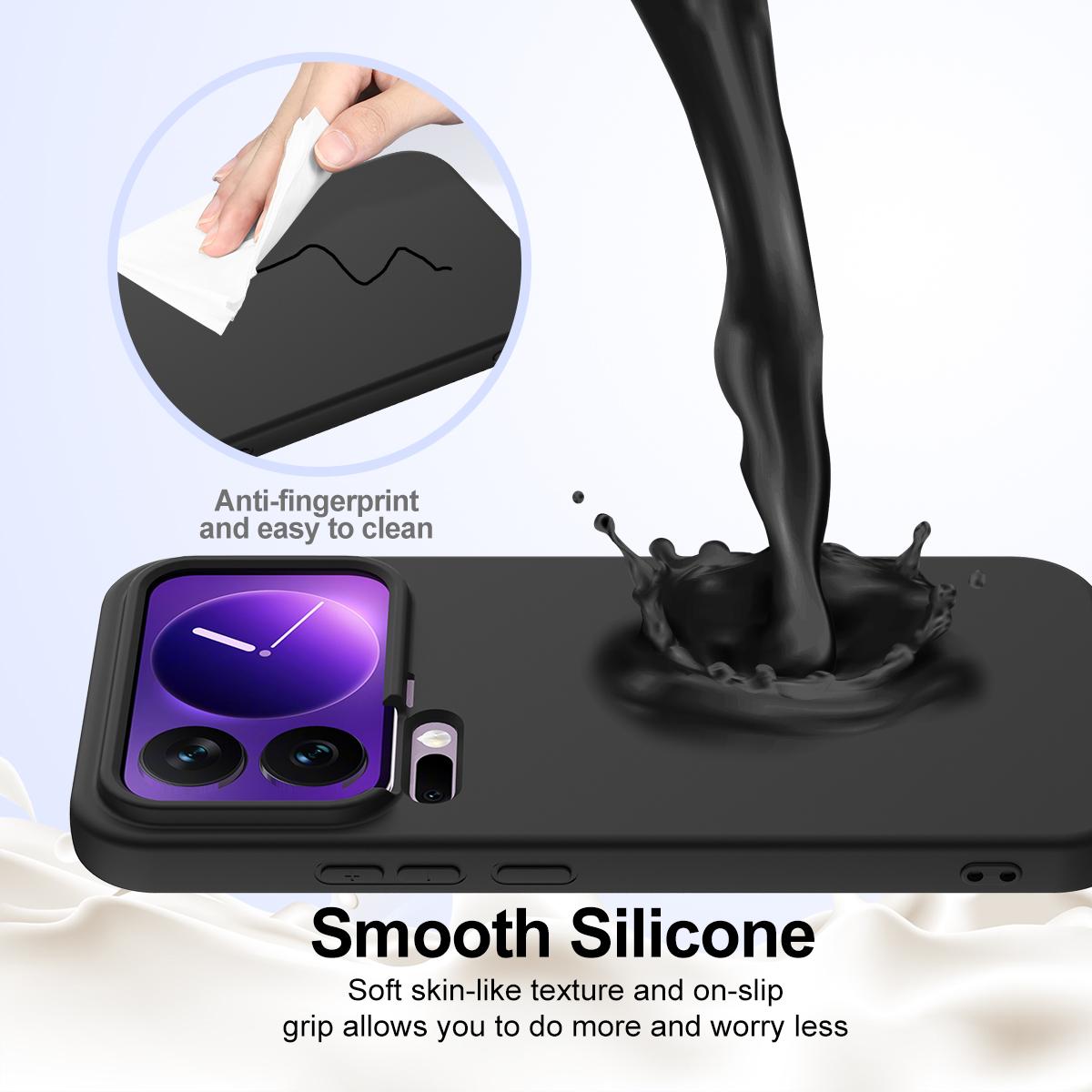 Xiaomi 17 Pro Shockproof Silicone MagSafe Phone Case with Microfibre Lining Magnetic Cover