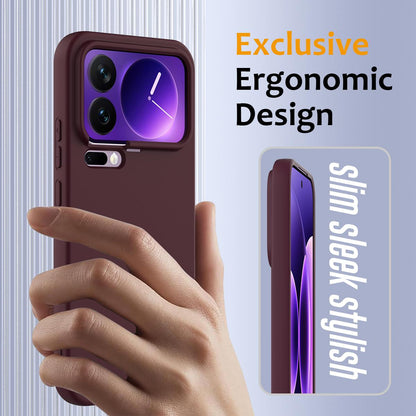 Xiaomi 17 Pro Shockproof Silicone MagSafe Phone Case with Microfibre Lining Magnetic Cover