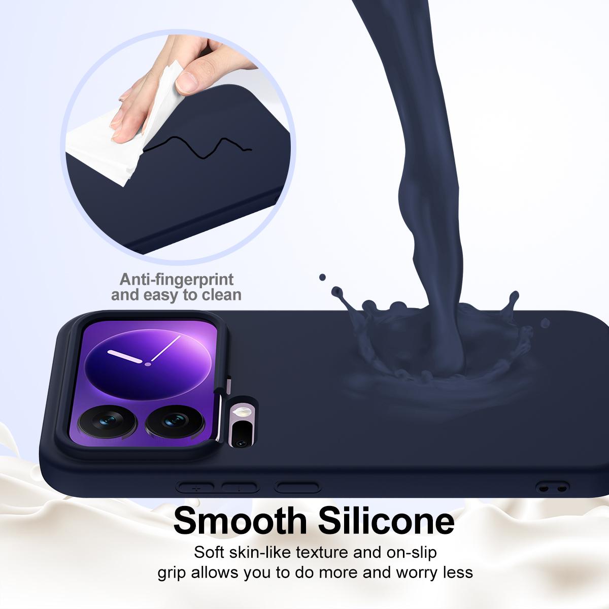 Xiaomi 17 Pro Max Shockproof Silicone MagSafe Phone Case with Microfibre Lining Magnetic Cover
