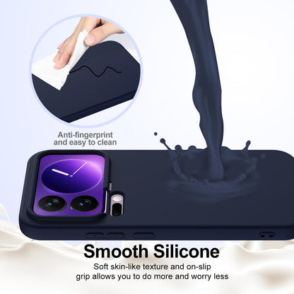 Xiaomi 17 Pro Max Shockproof Silicone MagSafe Phone Case with Microfibre Lining Magnetic Cover