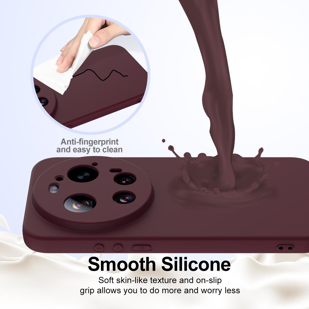 Xiaomi 17 Ultra Shockproof Silicone MagSafe Phone Case with Microfibre Lining Magnetic Cover