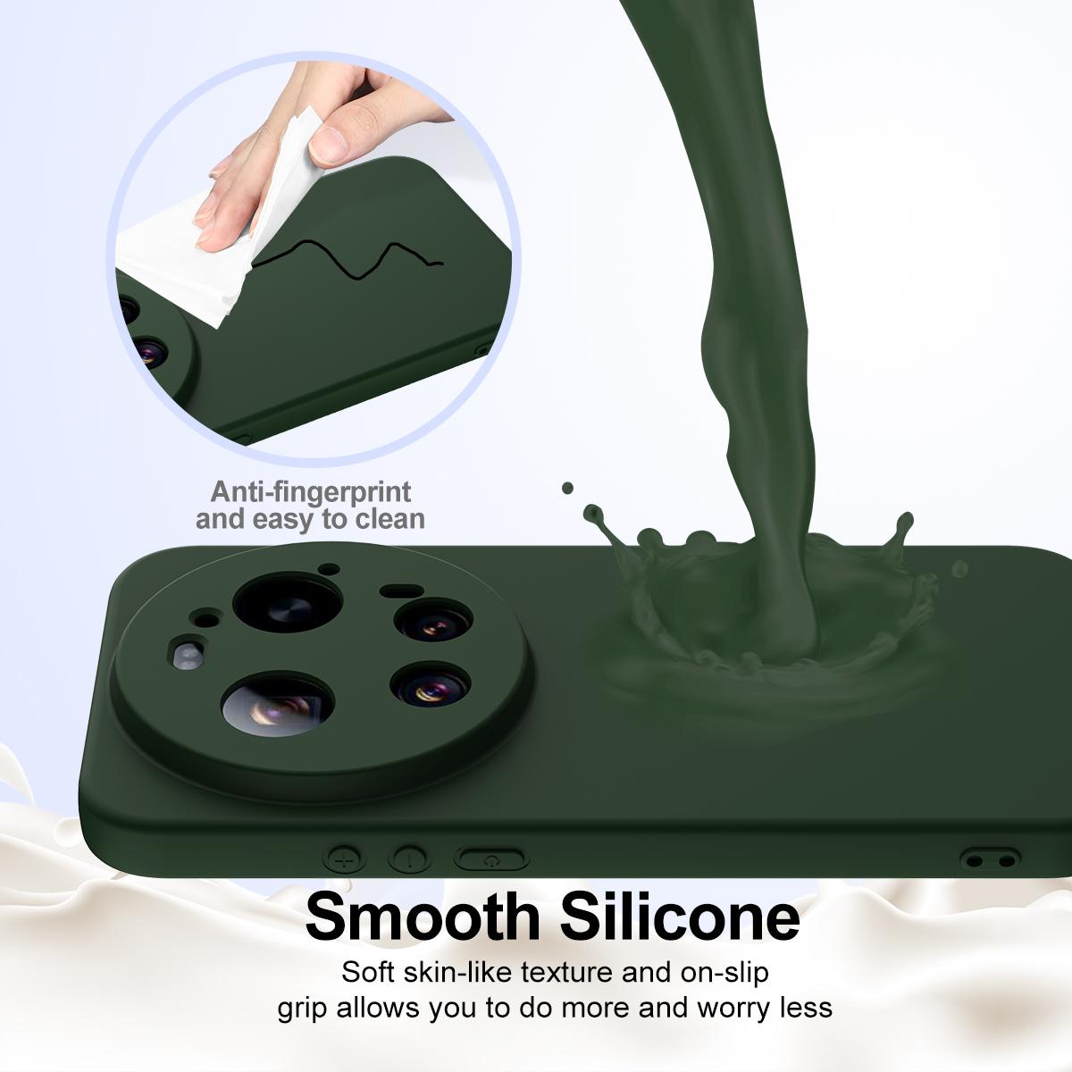 Xiaomi 17 Ultra Shockproof Silicone MagSafe Phone Case with Microfibre Lining Magnetic Cover