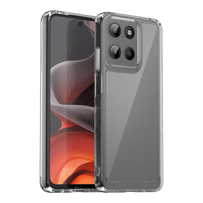 Motorola Moto G15 Acrylic Hybrid TPU Protective Phone Case, Colourful Series Shockproof Cover