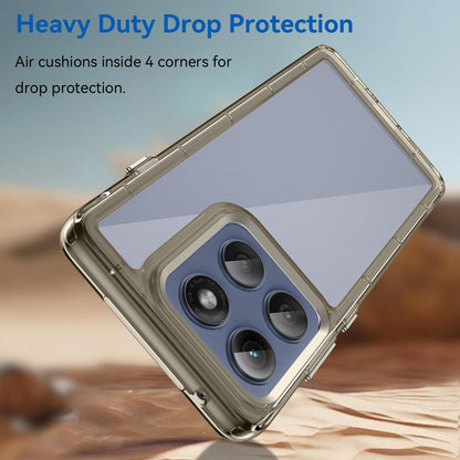 Motorola Edge 5G 2025 Acrylic Hybrid TPU Protective Phone Case, Colourful Series Shockproof Cover