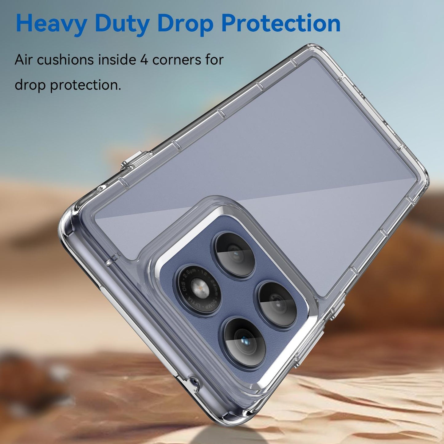 Motorola Edge 5G 2025 Acrylic Hybrid TPU Protective Phone Case, Colourful Series Shockproof Cover
