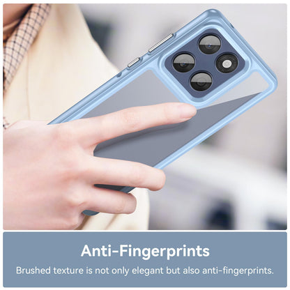 Motorola Edge 60 Fusion Acrylic Hybrid TPU Protective Phone Case, Colourful Series Shockproof Cover