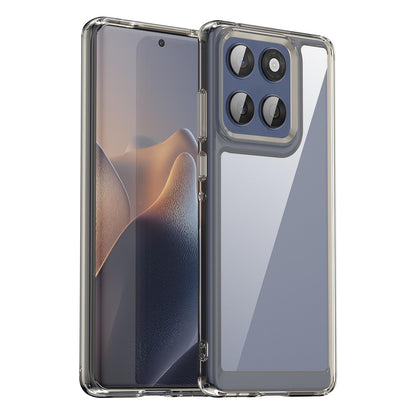Motorola Edge 60 Fusion Acrylic Hybrid TPU Protective Phone Case, Colourful Series Shockproof Cover