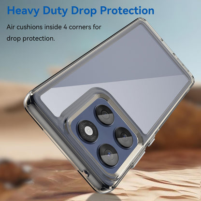 Motorola Edge 60 Fusion Acrylic Hybrid TPU Protective Phone Case, Colourful Series Shockproof Cover
