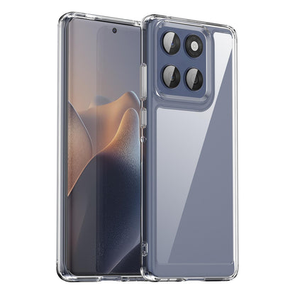 Motorola Edge 60 Fusion Acrylic Hybrid TPU Protective Phone Case, Colourful Series Shockproof Cover