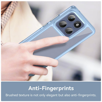 Motorola Edge 60 Pro Acrylic Hybrid TPU Protective Phone Case, Colourful Series Shockproof Cover