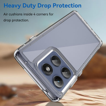 Motorola Edge 60 Pro Acrylic Hybrid TPU Protective Phone Case, Colourful Series Shockproof Cover