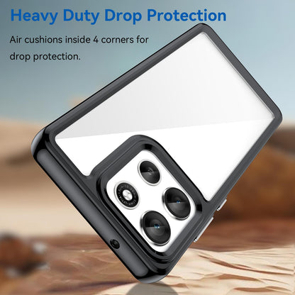Motorola Moto G86 5G Acrylic Hybrid TPU Protective Phone Case, Colourful Series Shockproof Cover