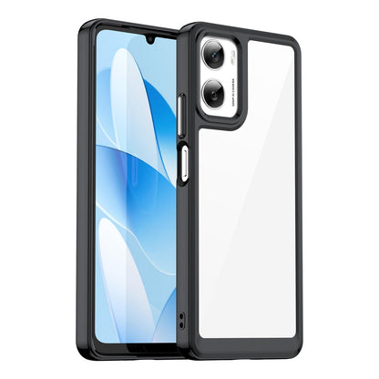 Motorola Moto G06 Power 4G Acrylic Hybrid TPU Protective Phone Case, Colourful Series Shockproof Cover