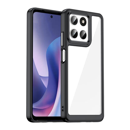 Motorola Moto G57 5G Acrylic Hybrid TPU Protective Phone Case, Colourful Series Shockproof Cover