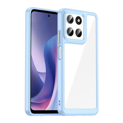 Motorola Moto G57 5G Acrylic Hybrid TPU Protective Phone Case, Colourful Series Shockproof Cover