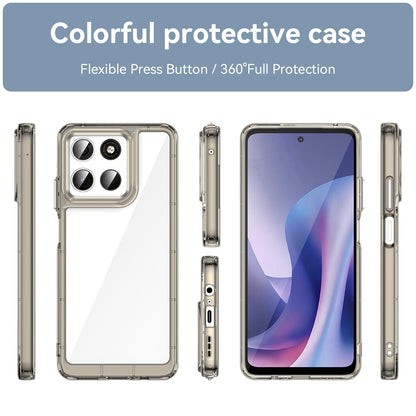 Motorola Moto G57 5G Acrylic Hybrid TPU Protective Phone Case, Colourful Series Shockproof Cover