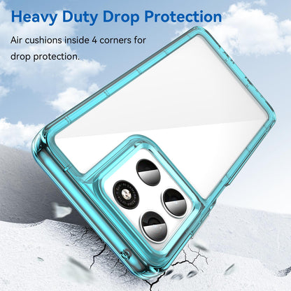 Motorola Moto G57 5G Acrylic Hybrid TPU Protective Phone Case, Colourful Series Shockproof Cover