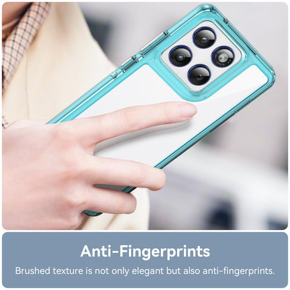 Motorola Edge 70 5G Acrylic Hybrid TPU Protective Phone Case, Colourful Series Shockproof Cover