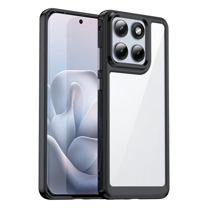 Motorola Edge 70 Fusion+ 5G Acrylic Hybrid TPU Protective Phone Case, Colourful Series Shockproof Cover