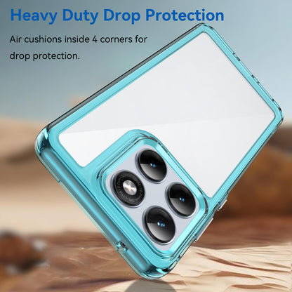 Motorola Edge 70 Fusion+ 5G Acrylic Hybrid TPU Protective Phone Case, Colourful Series Shockproof Cover