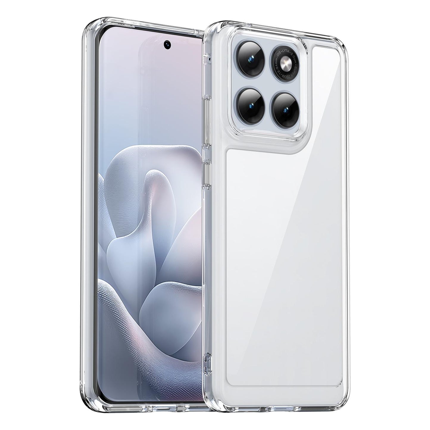 Motorola Edge 70 Fusion+ 5G Acrylic Hybrid TPU Protective Phone Case, Colourful Series Shockproof Cover