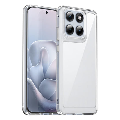 Motorola Edge 70 Fusion+ 5G Acrylic Hybrid TPU Protective Phone Case, Colourful Series Shockproof Cover