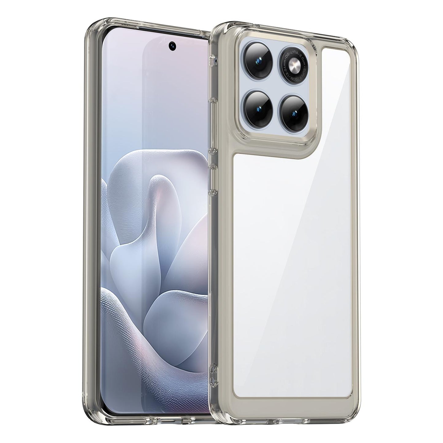 Motorola Edge 70 Fusion 5G Acrylic Hybrid TPU Protective Phone Case, Colourful Series Shockproof Cover