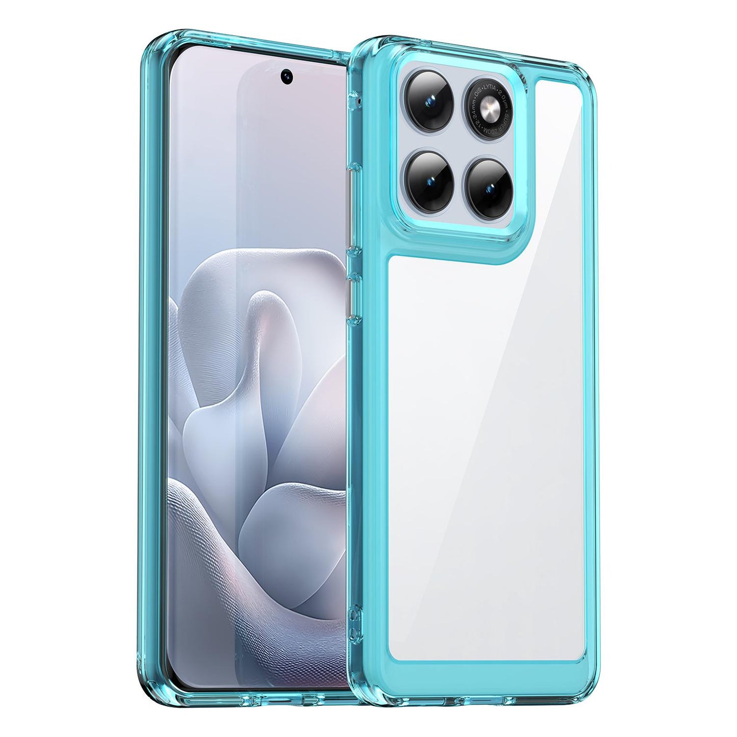 Motorola Edge 70 Fusion 5G Acrylic Hybrid TPU Protective Phone Case, Colourful Series Shockproof Cover