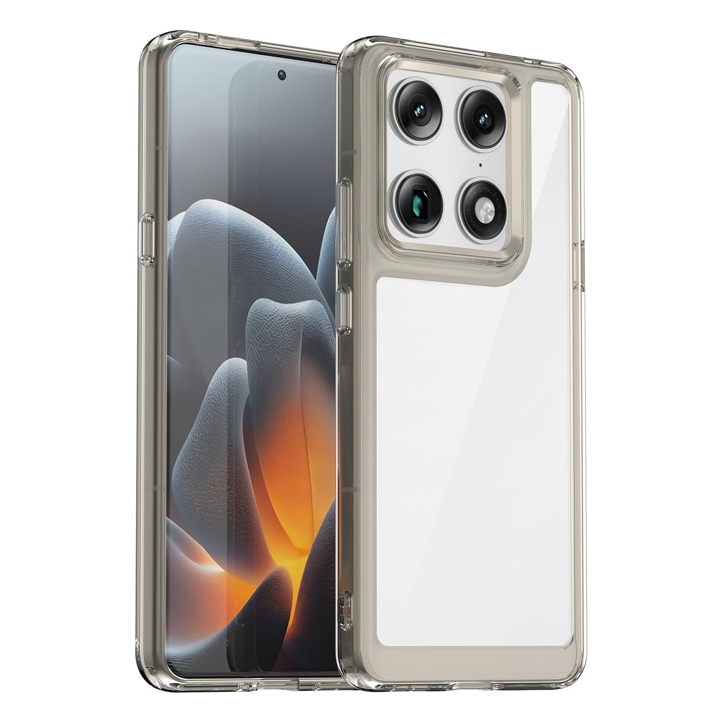 Motorola Moto X70 Air Pro 5G Acrylic Hybrid TPU Protective Phone Case, Colourful Series Shockproof Cover
