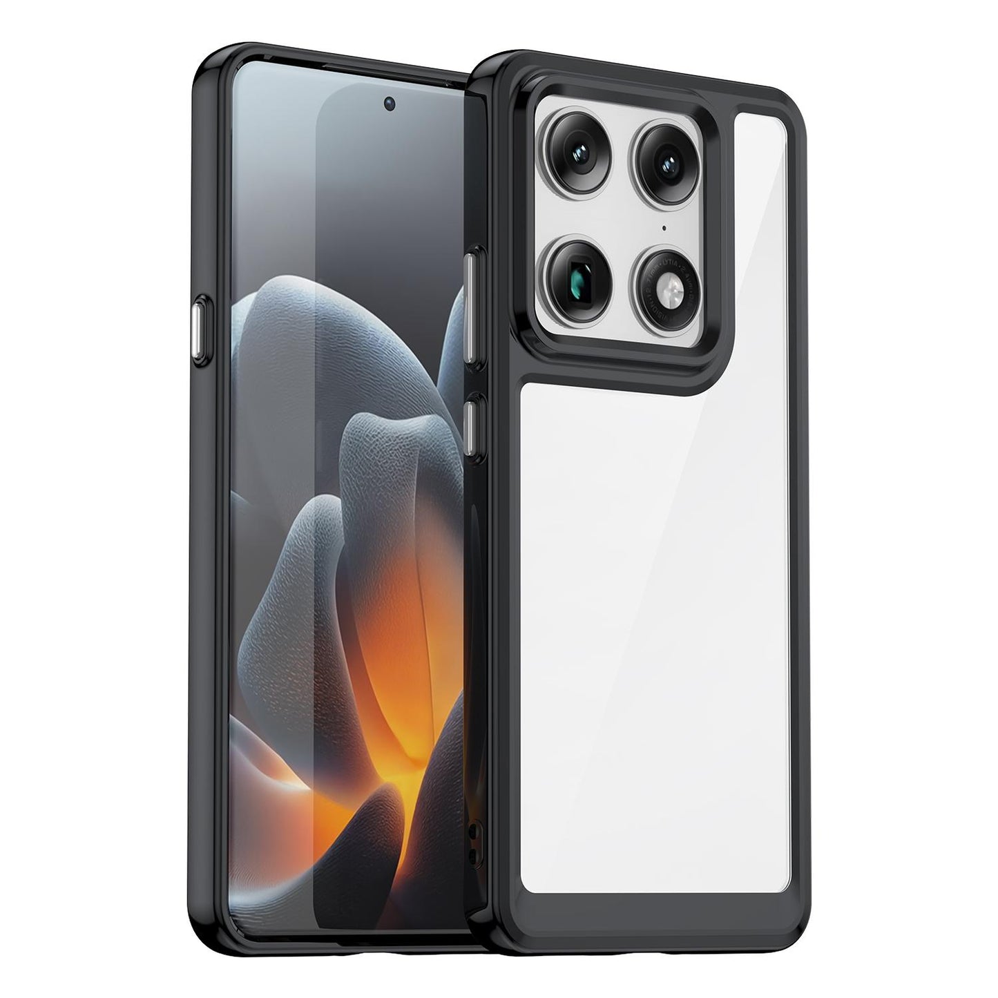 Motorola Edge 70 Ultra 5G Acrylic Hybrid TPU Protective Phone Case, Colourful Series Shockproof Cover